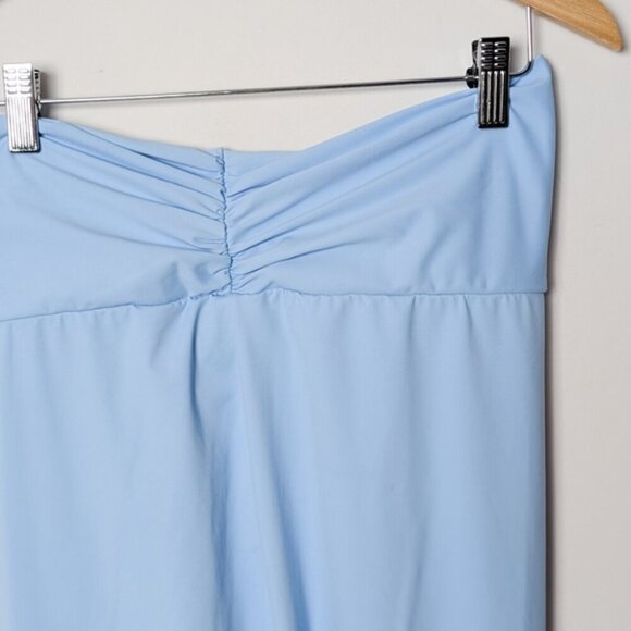 NWT SKIMS Swim Sarong Skirt Cover Up Midi Iris Blue M - Picture 11 of 12